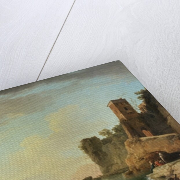 The Port of Genoa by Claude Joseph Vernet