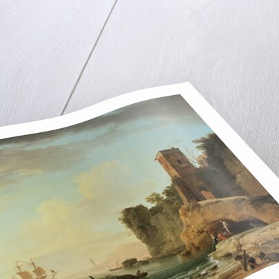 The Port of Genoa by Claude Joseph Vernet