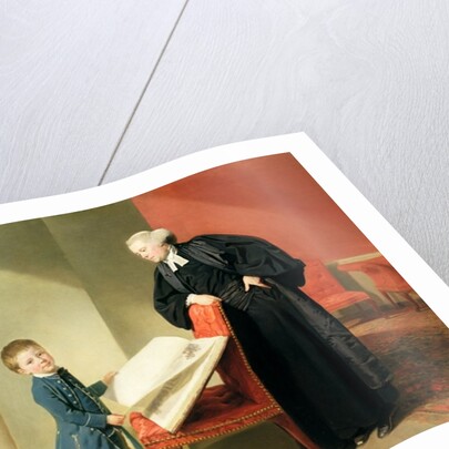 The Reverend Randall Burroughes and his son Ellis, 1769 by Johann Zoffany