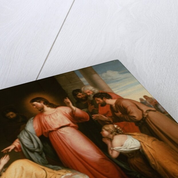 Christ healing the mother of Simon Peter by John Bridges