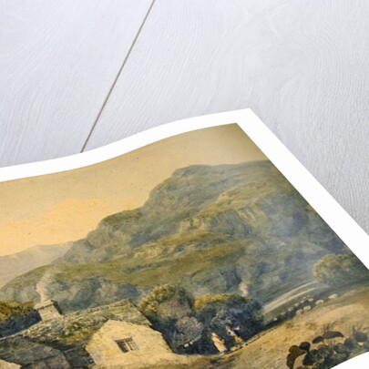 A Farmhouse at Llanberis, North Wales by David Cox