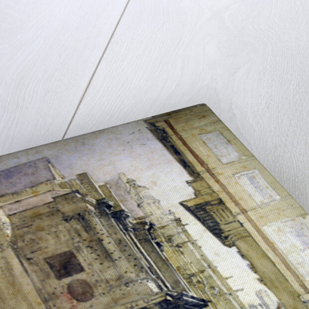 St. Eustache, 1829 by David Cox