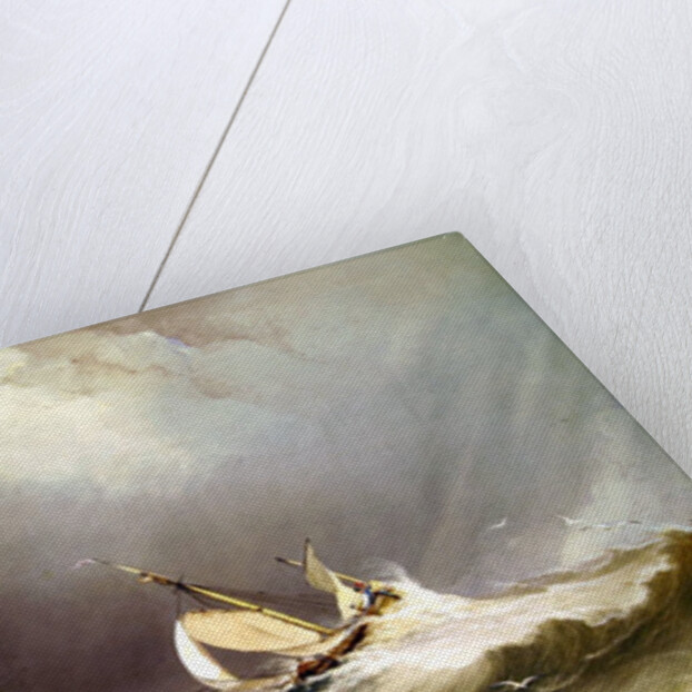 Shipping off Portsmouth by Anthony Vandyke Copley Fielding