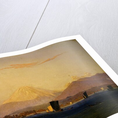 A View of Mount Fuji by Charles Wirgman