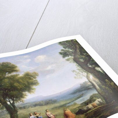 Landscape with the Heliads searching for their brother Phaeton by Claude Lorrain (1600-82)