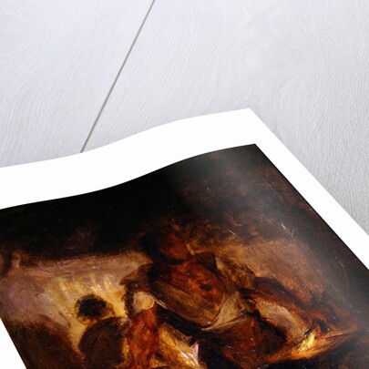 A Blacksmith by Ferdinand Victor Eugene Delacroix