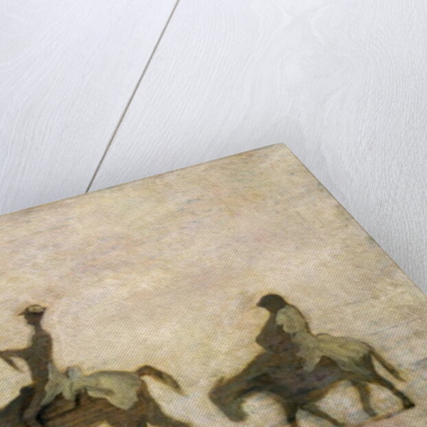 Don Quixote and Sancho Panza by Honore Daumier