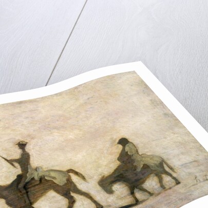 Don Quixote and Sancho Panza by Honore Daumier