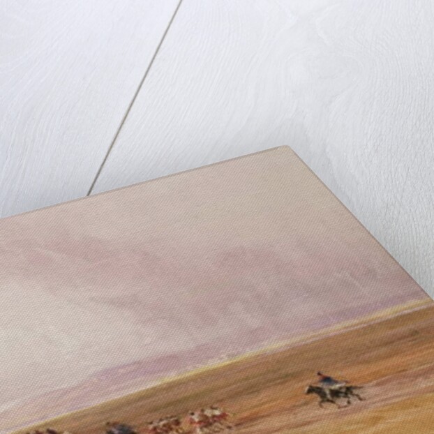 A Baggage Train Crossing a Plain by David Cox