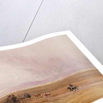 A Baggage Train Crossing a Plain by David Cox