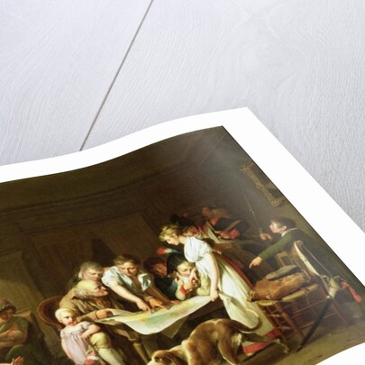 Reading the Army Report, 1807 by Louis Leopold Boilly