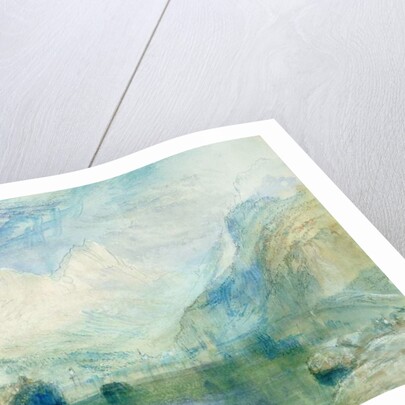 The Lauerzersee with Schwyz and the Mythen by Joseph Mallord William Turner