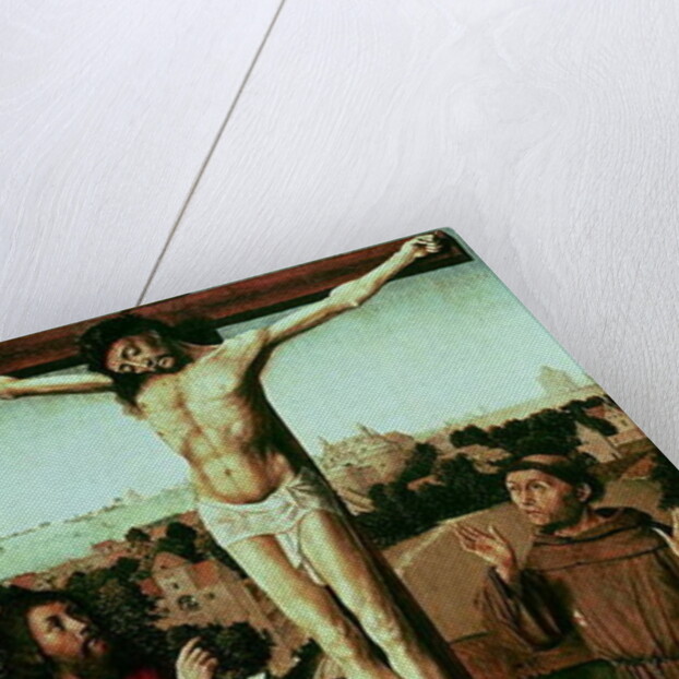 Christ on the Cross between St. John and St. Francis by Gerard David