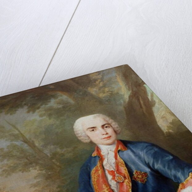 Portrait of Carlo Broschi, called 'Il Farinelli', Italian castrato singer by Jacopo Amigoni