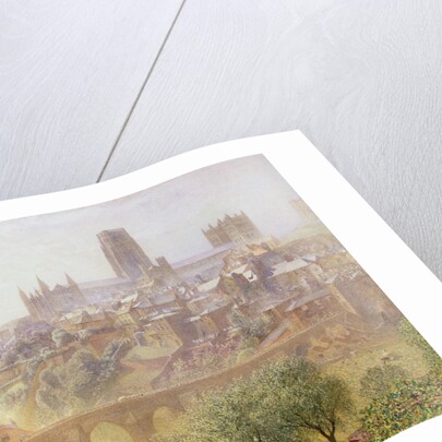 Elvet Bridge, Durham, 1876 by Alfred William Hunt