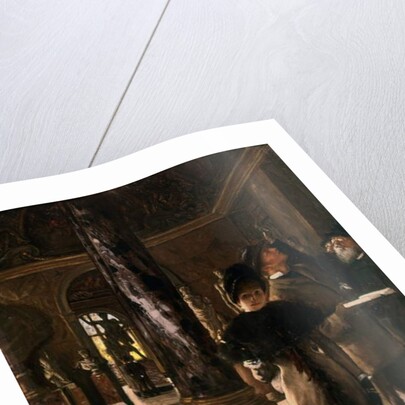 Foreign Visitors in the Louvre, c.1880 by James Jacques Joseph Tissot