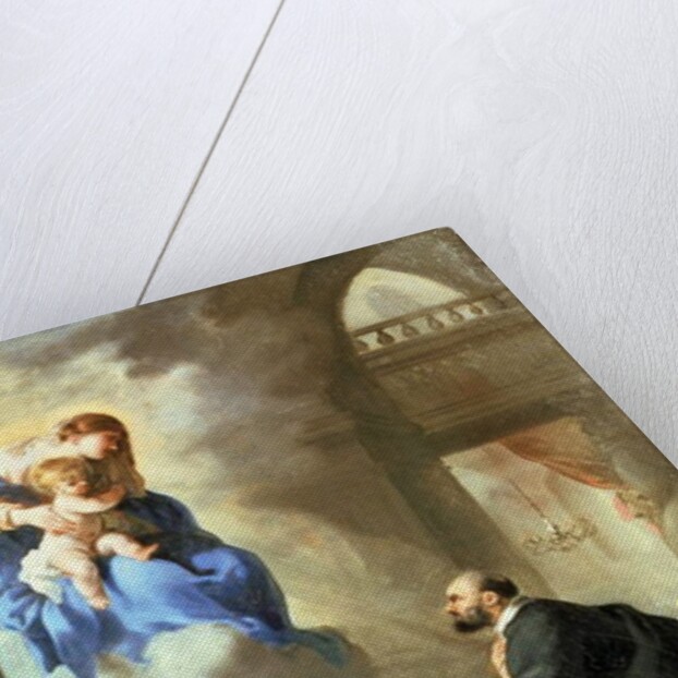 The Vision of St. Ignatius by Sebastien Bourdon