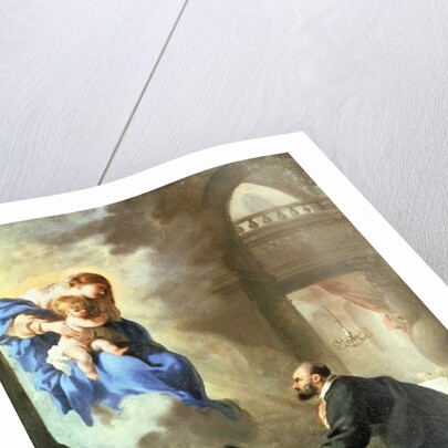 The Vision of St. Ignatius by Sebastien Bourdon