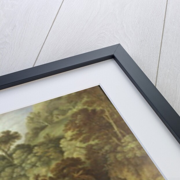 Arcadian landscape with satyrs and nymphs by Paul Brill