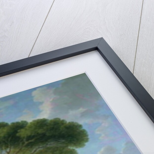 Figures in a Roman landscape by Jan Frans van (1662-1749) Bloemen