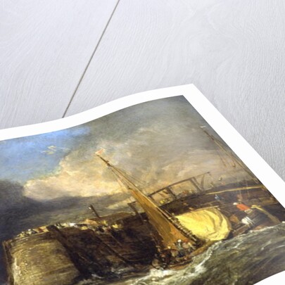 Old Margate Pier by Joseph Mallord William Turner
