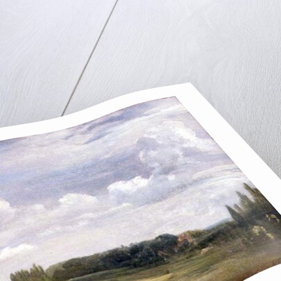 View towards the Rectory, East Bergholt, 1813 by John Constable