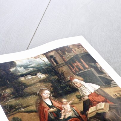 Madonna and Child with St. Anne by Master of 1518