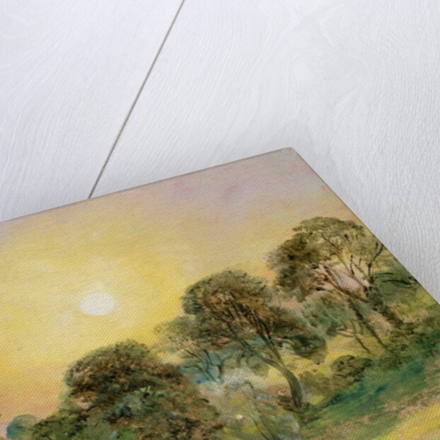 Trees on Hampstead Heath at Sunset by John Constable