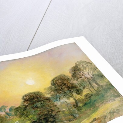 Trees on Hampstead Heath at Sunset by John Constable