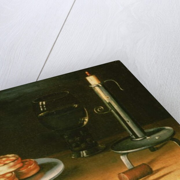 Still Life with Tarts by Sebastian Stoskopff