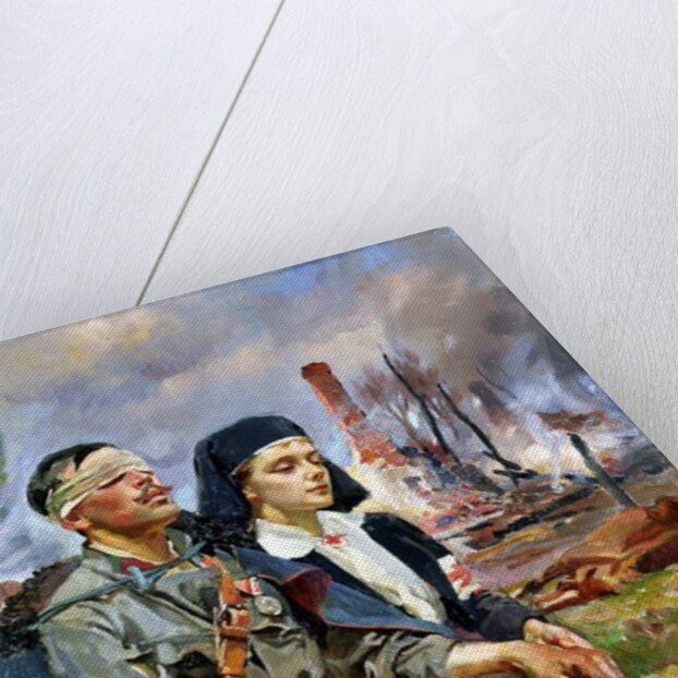 Wounded Soldier, 1915 by Wojciech Kossak