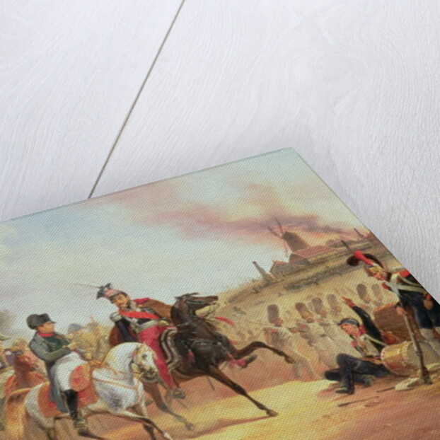Napoleon and Prince Joseph Poniatowski at the Battle of Leipzig, 19th October 1813, 1837 by January Suchodolski