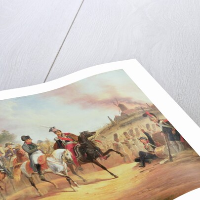 Napoleon and Prince Joseph Poniatowski at the Battle of Leipzig, 19th October 1813, 1837 by January Suchodolski