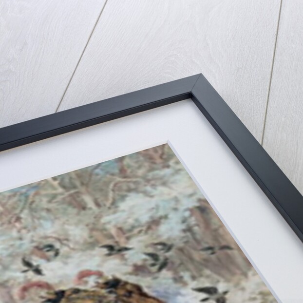 Olenka and Kmicic in a Sleigh, 1885 by Juliusz Fortunat Kossak