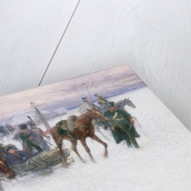 Napoleon's Troops Retreating from Moscow, 1888-89 by Jan van Chelminski