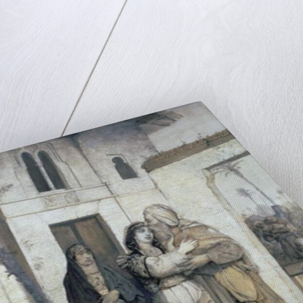 Nathan Greeted by Rachel, 1876 by Maurycy Gottlieb