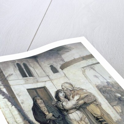 Nathan Greeted by Rachel, 1876 by Maurycy Gottlieb