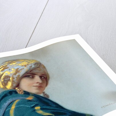 Girl in a Shawl, c.1920 by Piotr Stachiewicz