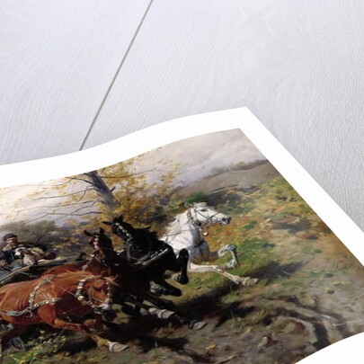 Speeding Chariot, c.1900 by Jozef Brandt