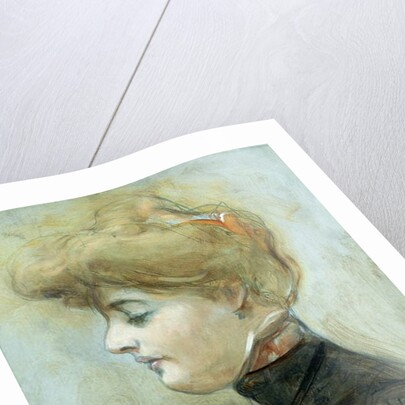 Head of a Blond Woman, c.1895 by Franciszek Zmurko