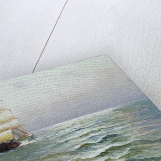 Tall Ship by Alfred Serenius Jensen