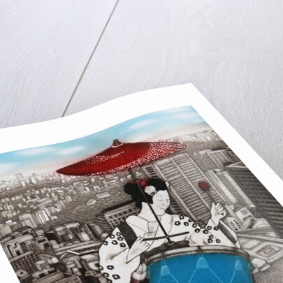 A drum girl, 2007 by Emiko Aida