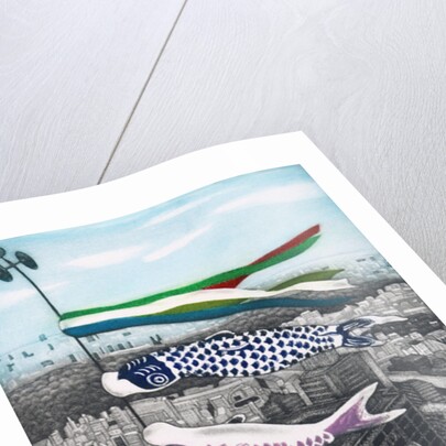 Koinobori, 2007 by Emiko Aida