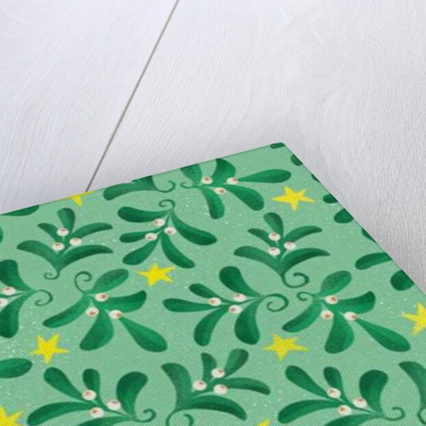 Green Christmas pattern, 2016 by Runa Anastasiya Rudaya