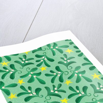 Green Christmas pattern, 2016 by Runa Anastasiya Rudaya