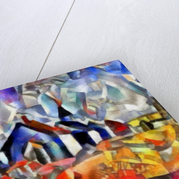 red-blue view, 2017 by Alex Caminker