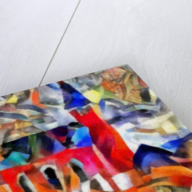 Blue-red landscape, 2017 by Alex Caminker