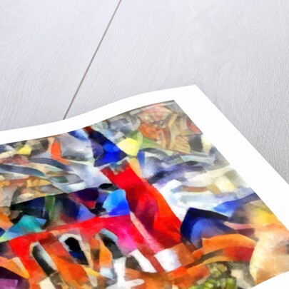 Blue-red landscape, 2017 by Alex Caminker