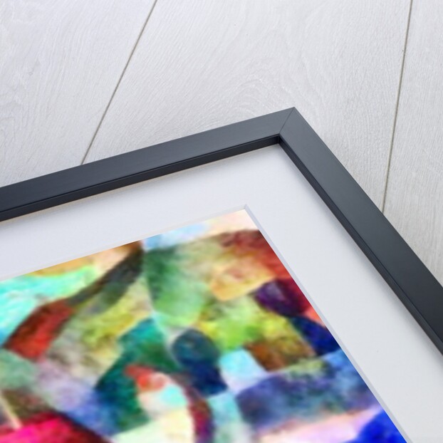 green window, yellow wall, red roof by Alex Caminker