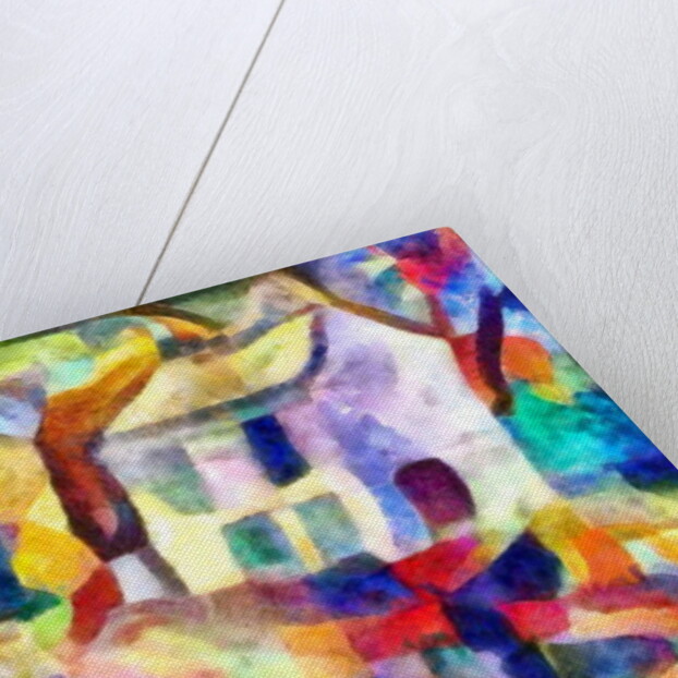 sketch with a tree in the distance, 2017 by Alex Caminker